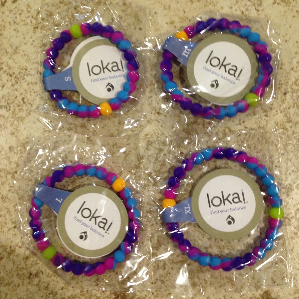 Lokai Bracelet Wristband S-M-L-XL Purple Blue